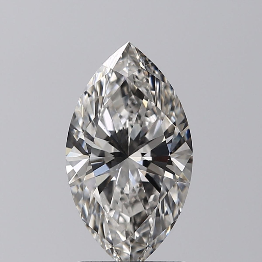 1.7 Carat Marquise Lab Diamond with  Cut Diamond in 14KT  view 1
