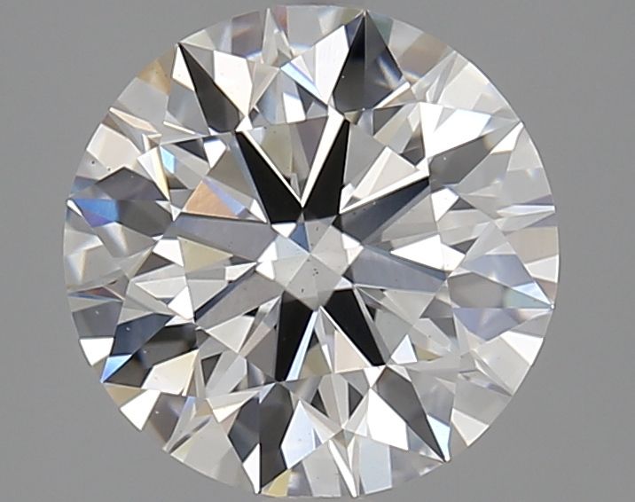 2.94 Carat Round Lab Diamond with  Cut Diamond in 14KT  view 1
