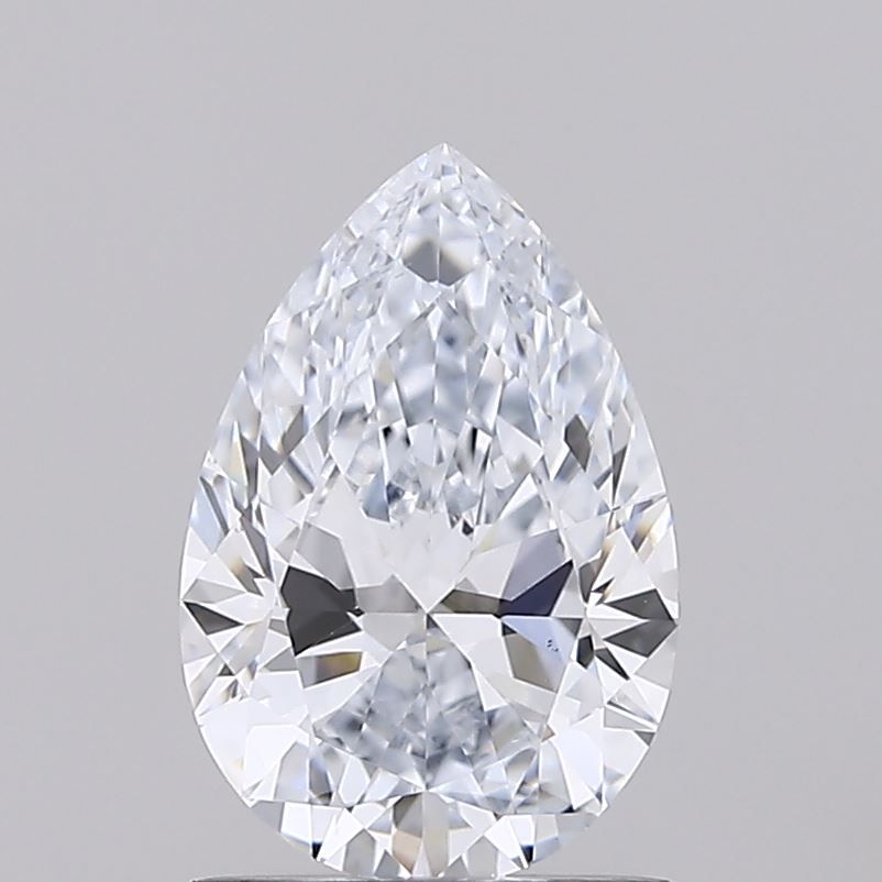 1.17 Carat Pear Lab Diamond with  Cut Diamond in 14KT  view 1
