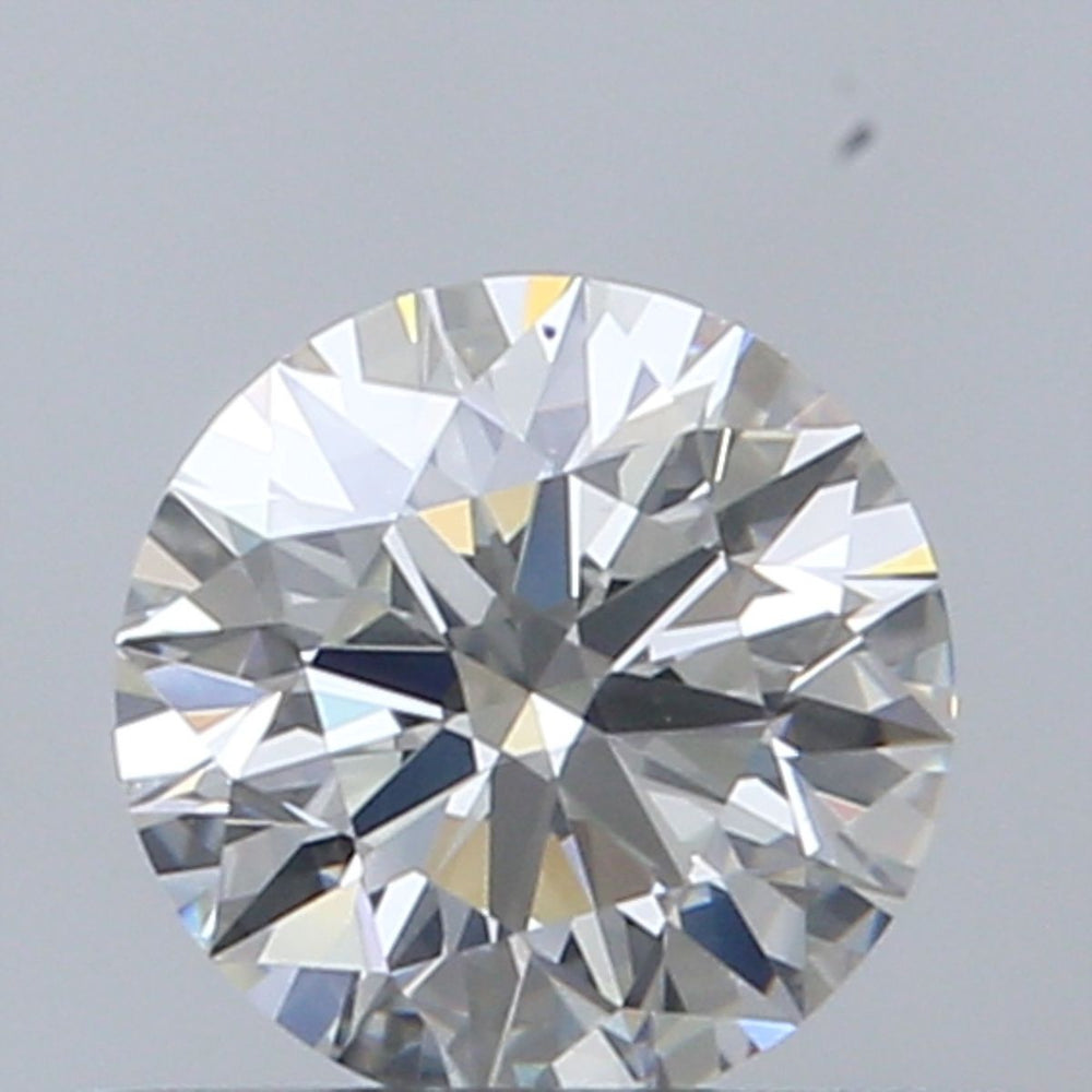 0.47 Carat Round Natural Diamond with  Cut Diamond in 14KT  view 1
