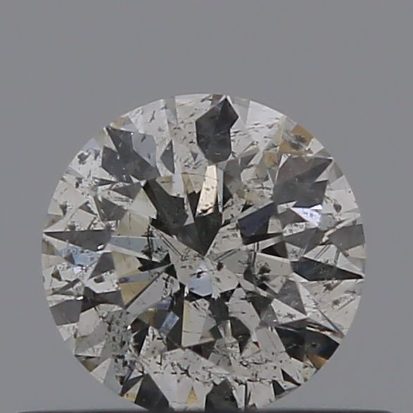 0.4 Carat Round Natural Diamond with  Cut Diamond in 14KT  view 1
