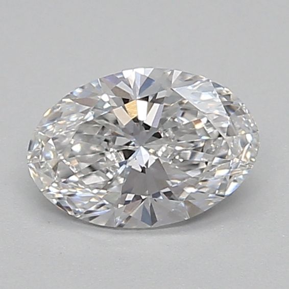 0.52 Carat Oval Lab Diamond & 0.52 Carat Oval Lab Diamond with  Cut Diamond in 14KT  view 1

