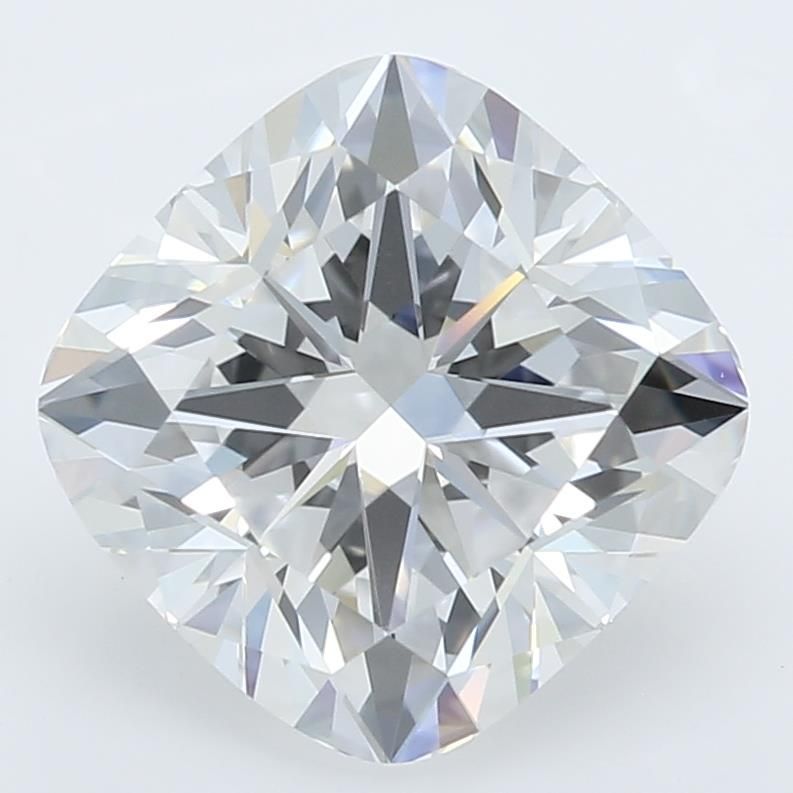 1.82 Carat Cushion Lab Diamond with  Cut Diamond in 14KT  view 1
