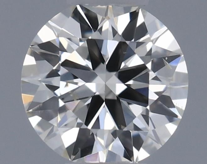 0.5 Carat Round Natural Diamond with  Cut Diamond in 14KT  view 1
