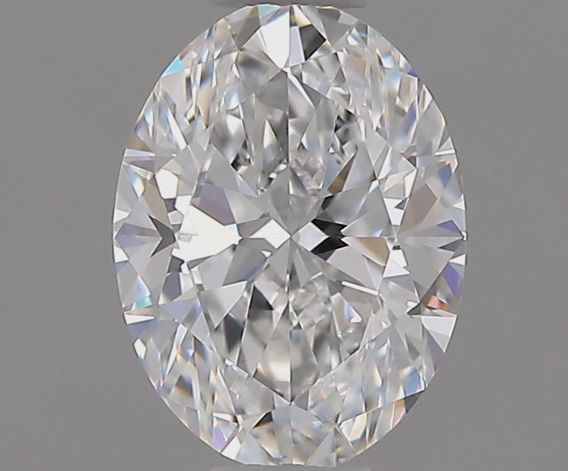 1.01 Carat Oval Natural Diamond with  Cut Diamond in 14KT  view 1
