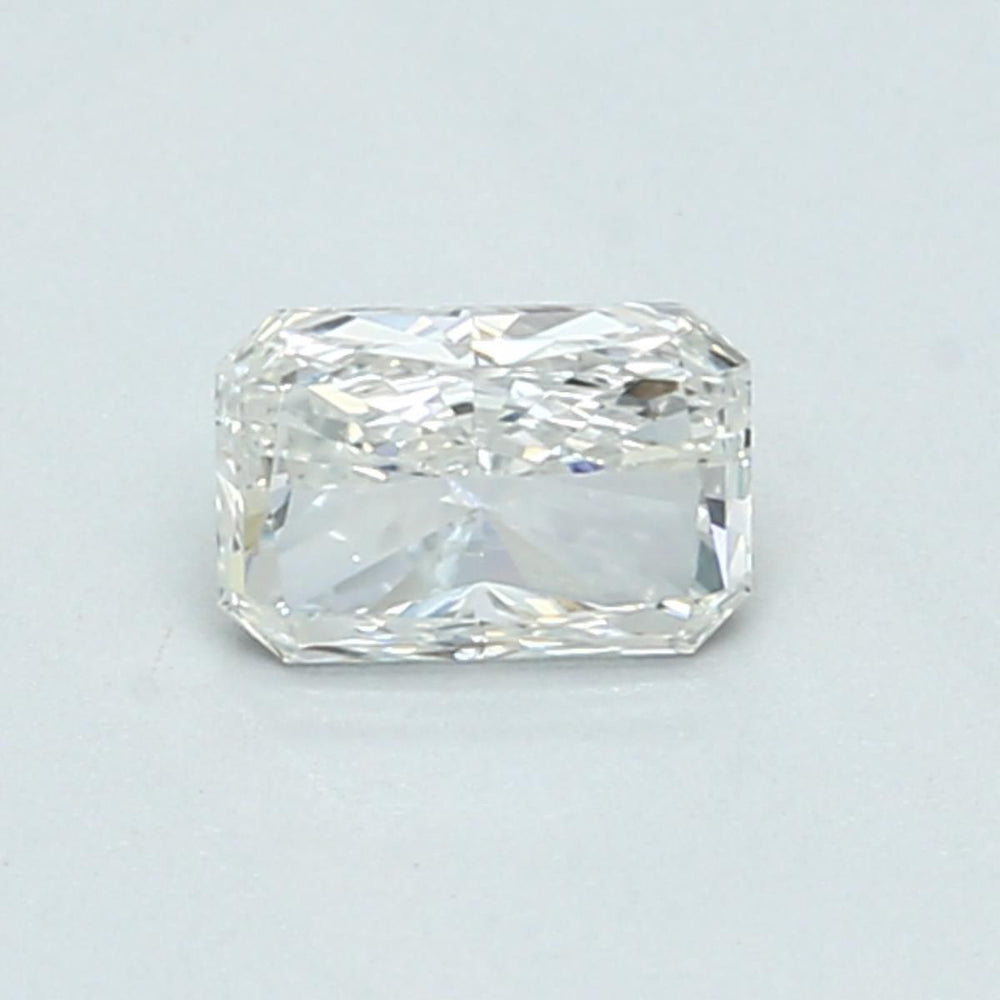 0.41 Carat Radiant Natural Diamond with  Cut Diamond in 14KT  view 1
