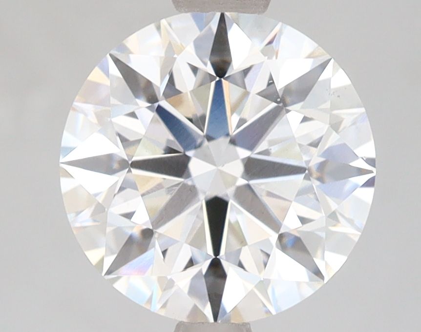 2.7 Carat Round Lab Diamond with  Cut Diamond in 14KT  view 1
