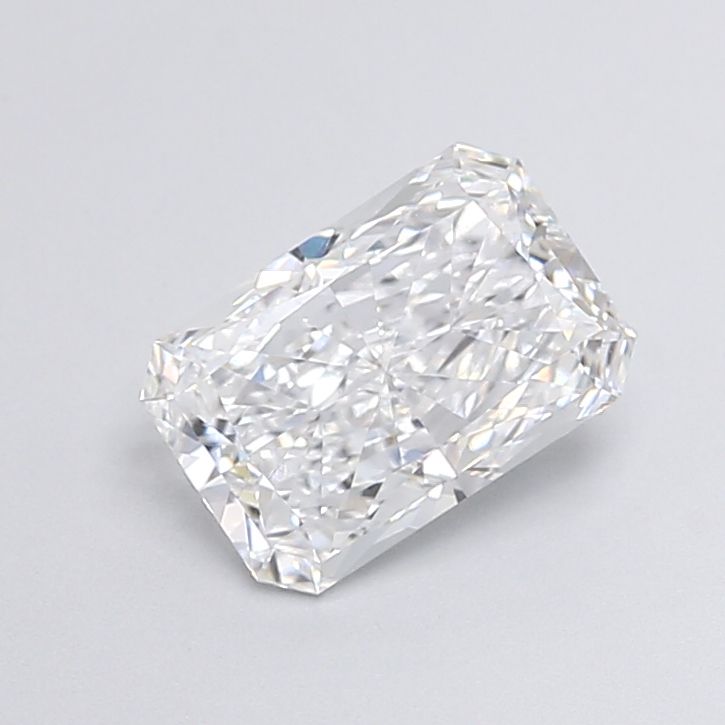 2.1 Carat Radiant Lab Diamond with  Cut Diamond in 14KT  view 1
