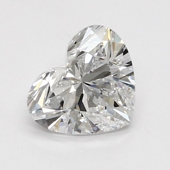 1.0 Carat Heart Lab Diamond with  Cut Diamond in 14KT  view 1
