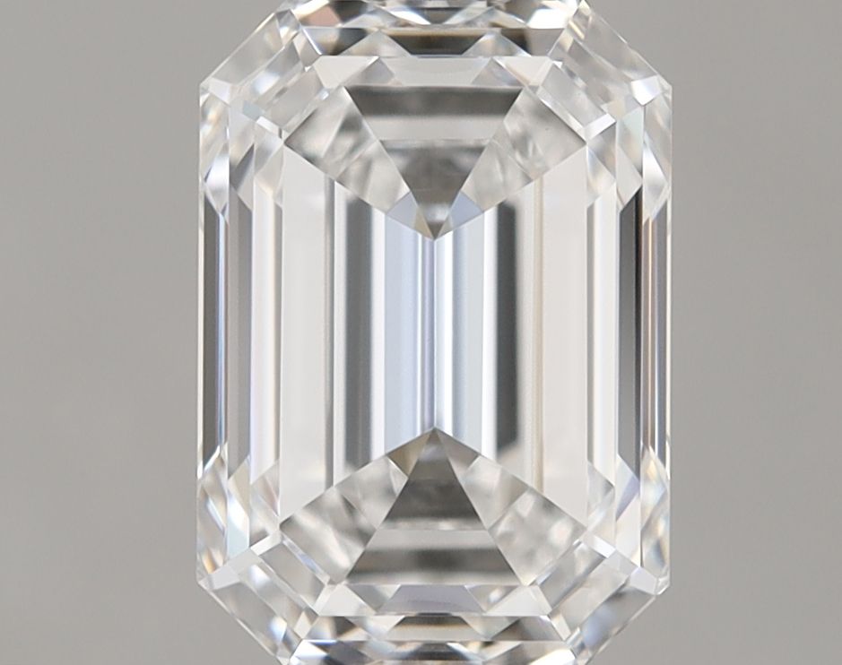 1.32 Carat Emerald Natural Diamond with  Cut Diamond in 14KT  view 1
