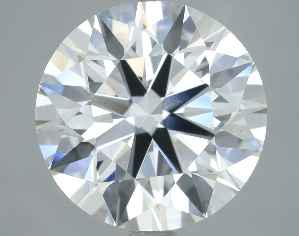4.0 Carat Round Lab Diamond with  Cut Diamond in 14KT  view 1

