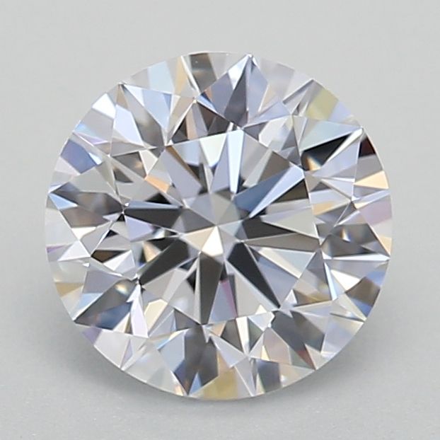 0.91 Carat Round Lab Diamond with  Cut Diamond in 14KT  view 1
