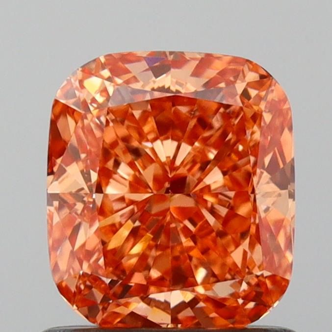 1.05 Carat Cushion Lab Diamond with  Cut Diamond in 14KT  view 1
