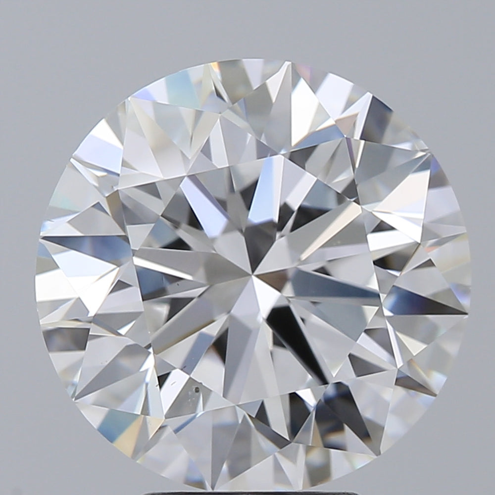 5.01 Carat Round Natural Diamond & 5.02 Carat Round Natural Diamond with  Cut Diamond in 14KT  view 1
