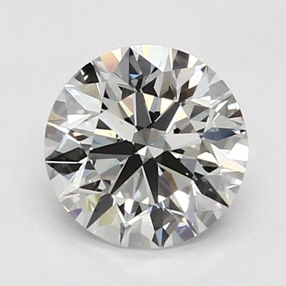 1.33 Carat Round Lab Diamond with  Cut Diamond in 14KT  view 1
