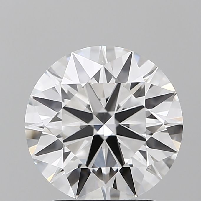 2.05 Carat Round Lab Diamond with  Cut Diamond in 14KT  view 1
