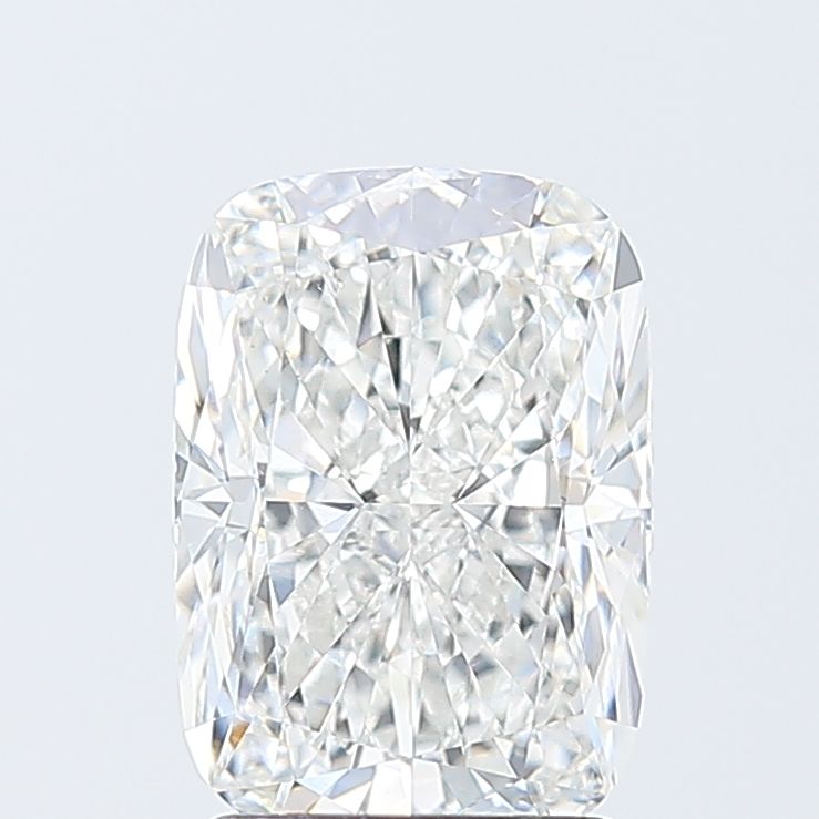 2.23 Carat Cushion Lab Diamond with  Cut Diamond in 14KT  view 1
