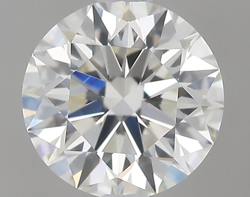 0.6 Carat Round Natural Diamond with  Cut Diamond in 14KT  view 1
