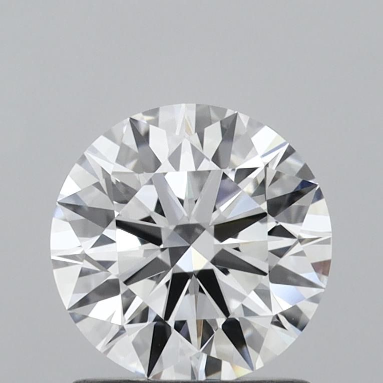 1.21 Carat Round Lab Diamond & 1.21 Carat Round Lab Diamond with  Cut Diamond in 14KT  view 1
