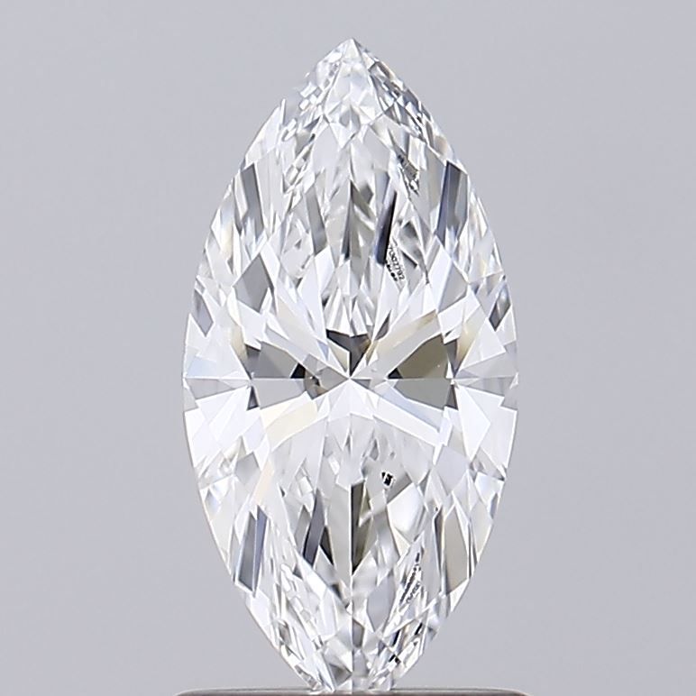 1.09 Carat Marquise Lab Diamond with  Cut Diamond in 14KT  view 1
