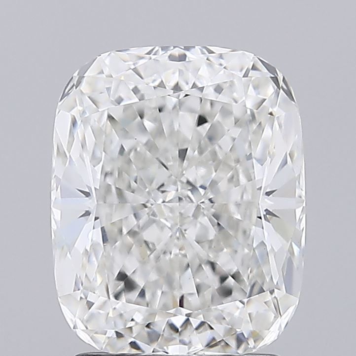 2.23 Carat Cushion Lab Diamond with  Cut Diamond in 14KT  view 1
