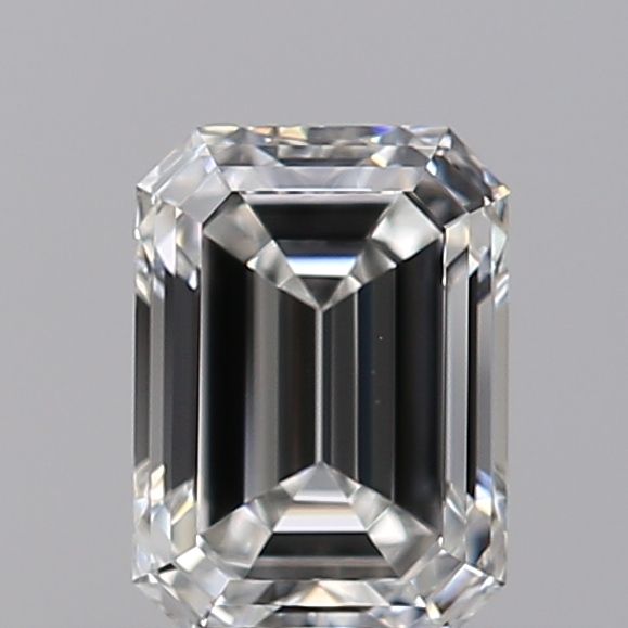 0.51 Carat Emerald Natural Diamond with  Cut Diamond in 14KT  view 1
