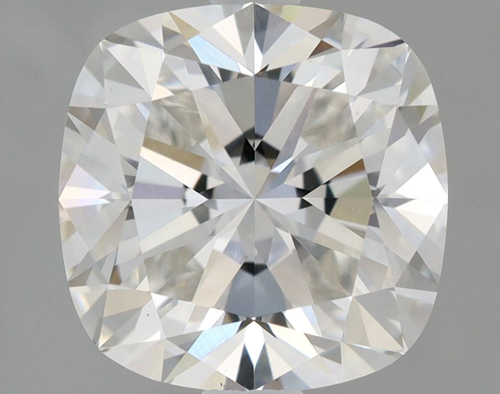 2.05 Carat Cushion Lab Diamond with  Cut Diamond in 14KT  view 1
