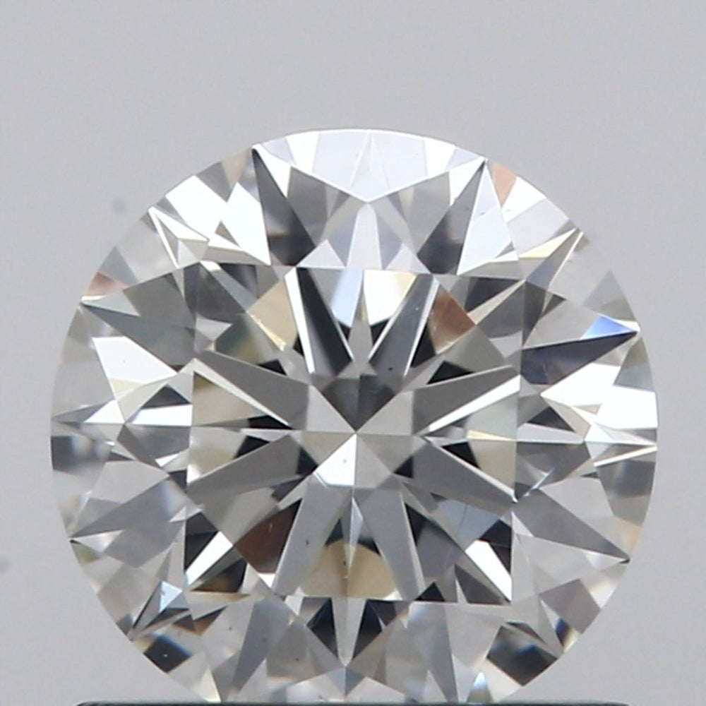 0.76 Carat Round Natural Diamond with  Cut Diamond in 14KT  view 1
