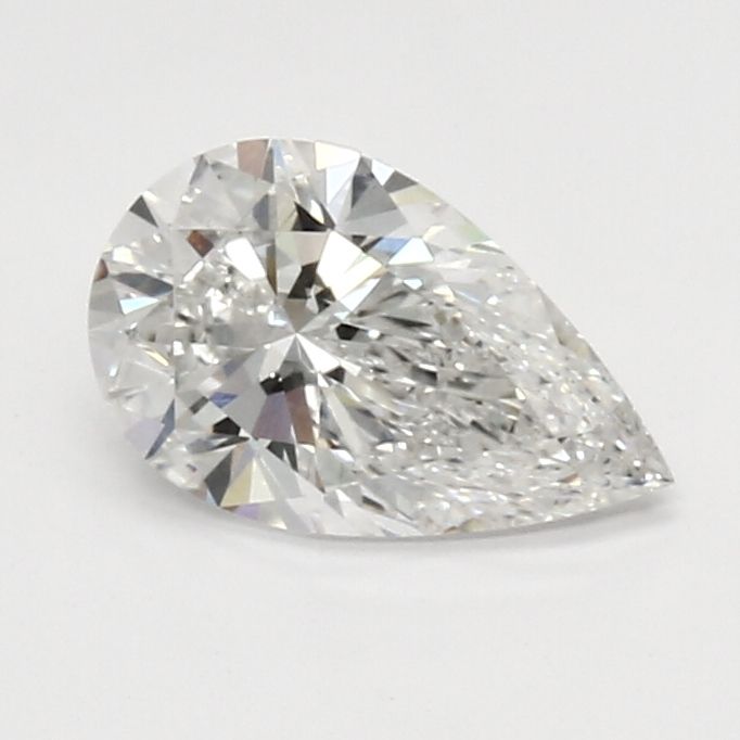 1.2 Carat Pear Lab Diamond with  Cut Diamond in 14KT  view 1
