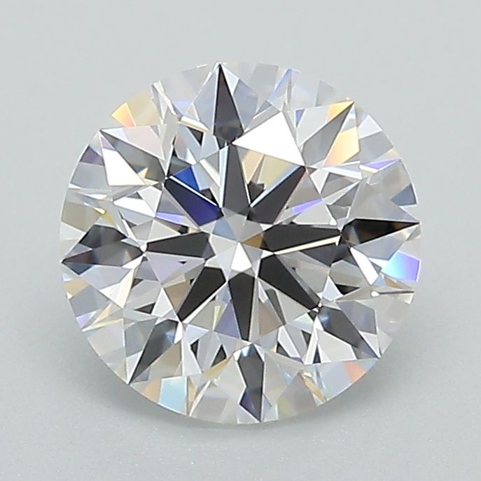 1.5 Carat Round Lab Diamond with  Cut Diamond in 14KT  view 1
