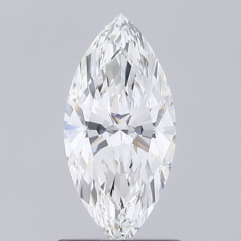 1.02 Carat Marquise Lab Diamond with  Cut Diamond in 14KT  view 1
