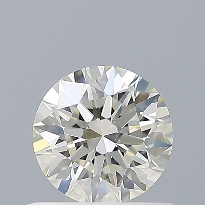 0.6 Carat Round Natural Diamond with  Cut Diamond in 14KT  view 1
