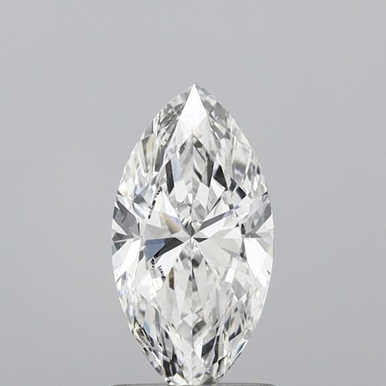 1.0 Carat Marquise Lab Diamond with  Cut Diamond in 14KT  view 1

