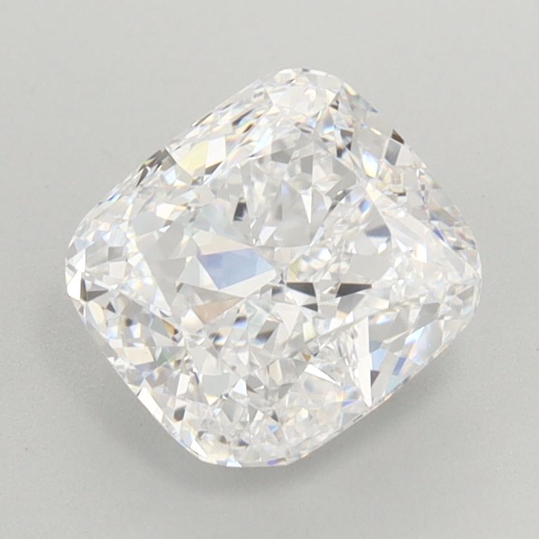 2.0 Carat Cushion Lab Diamond with  Cut Diamond in 14KT  view 1
