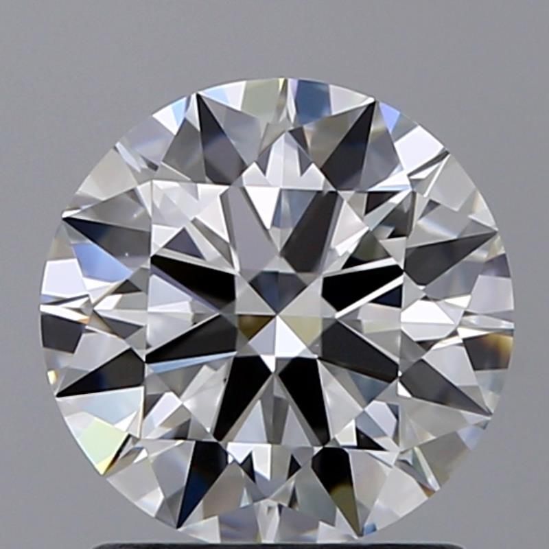 1.33 Carat Round Natural Diamond with  Cut Diamond in 14KT  view 1
