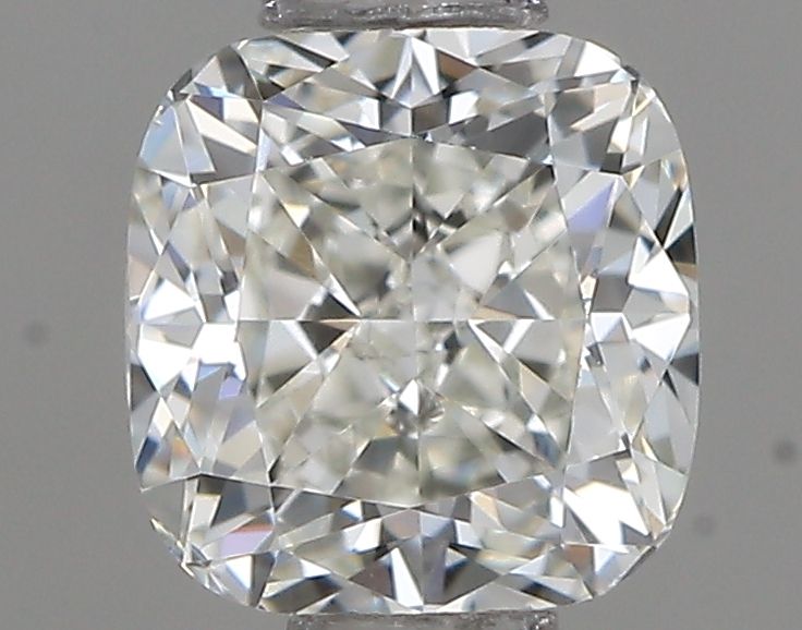 0.51 Carat Cushion Natural Diamond with  Cut Diamond in 14KT  view 1
