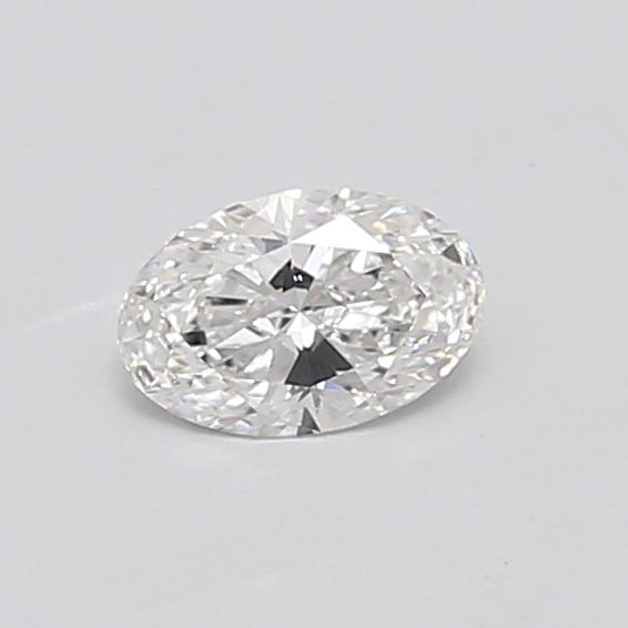 0.45 Carat Oval Lab Diamond with  Cut Diamond in 14KT  view 1
