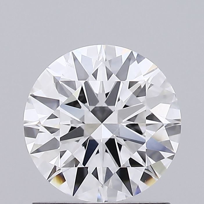 1.01 Carat Round Lab Diamond with  Cut Diamond in 14KT  view 1
