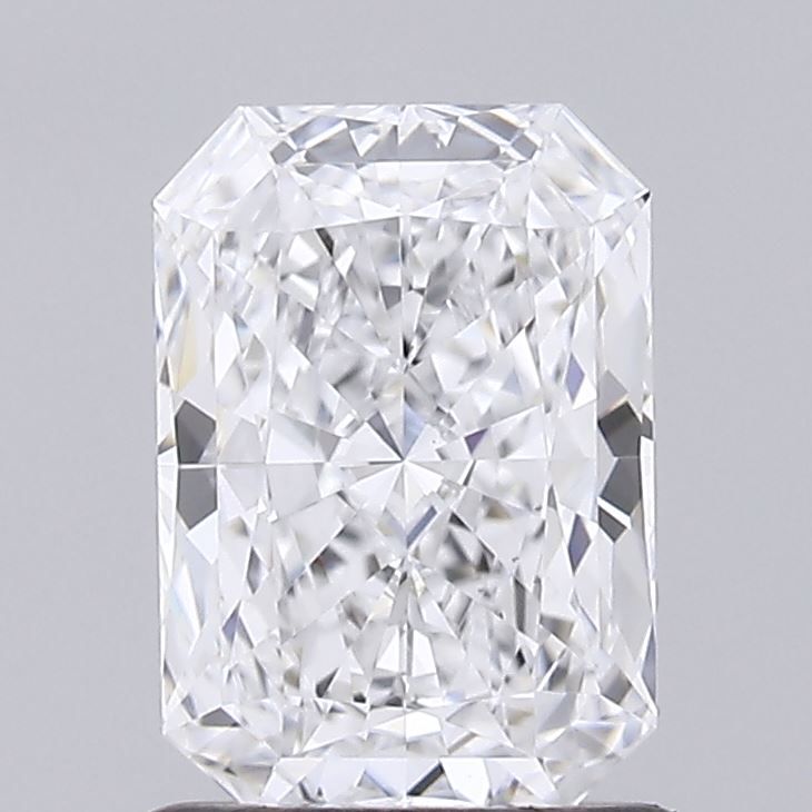 1.02 Carat Radiant lab Diamond with  Cut Diamond in 14KT  view 1
