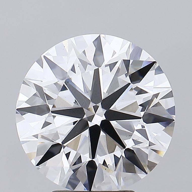 5.01 Carat Round Lab Diamond with  Cut Diamond in 14KT  view 1
