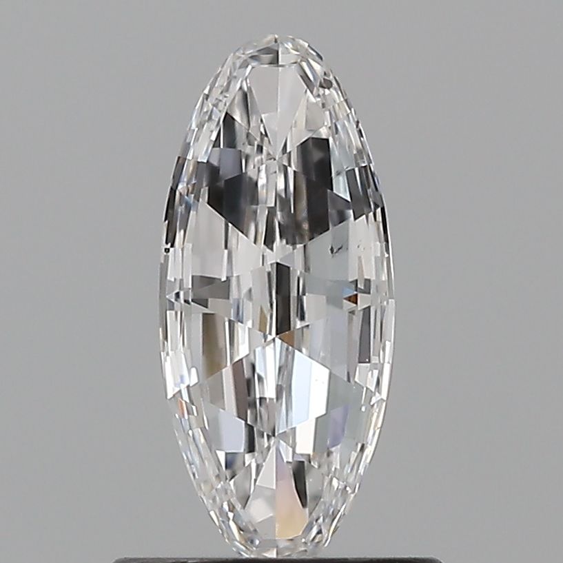 0.5 Carat Oval Natural Diamond with  Cut Diamond in 14KT  view 1
