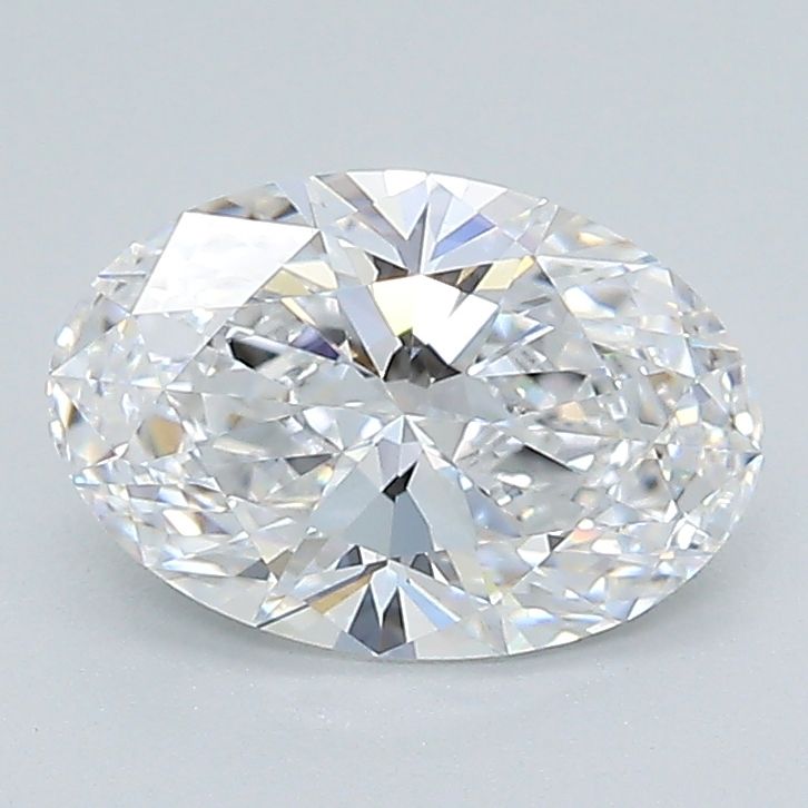 1.33 Carat Oval Lab Diamond with  Cut Diamond in 14KT  view 1
