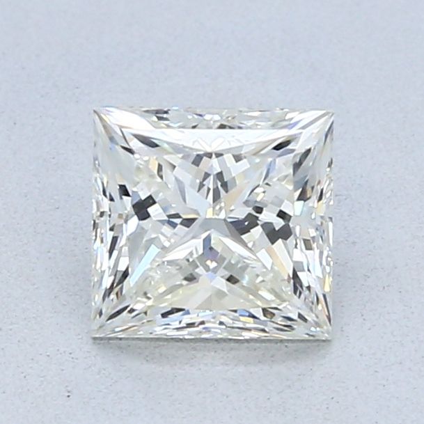 1.15 Carat Princess Natural Diamond with  Cut Diamond in 14KT  view 1
