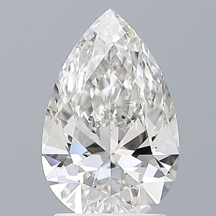 1.52 Carat Pear Lab Diamond with  Cut Diamond in 14KT  view 1
