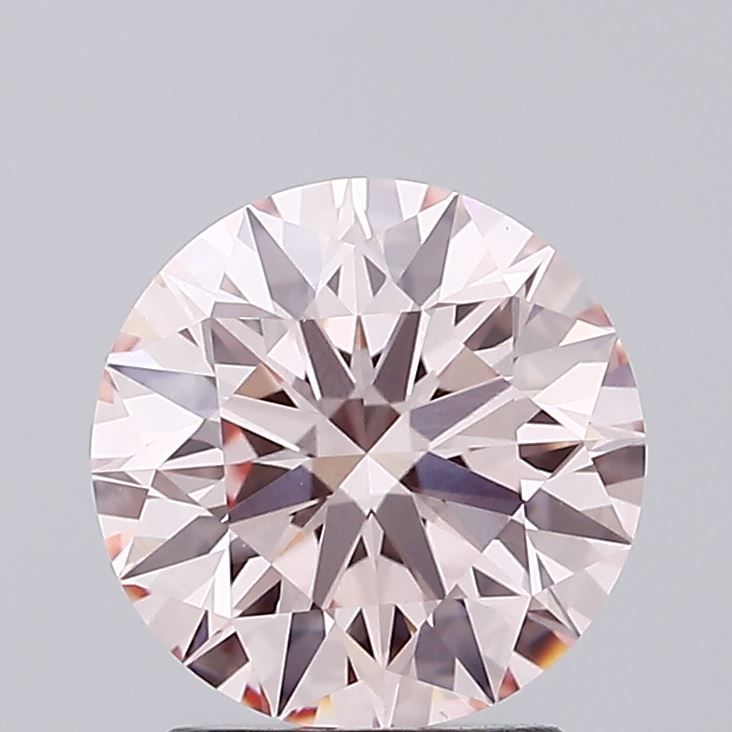 2.06 Carat Round Lab Diamond with  Cut Diamond in 14KT  view 1
