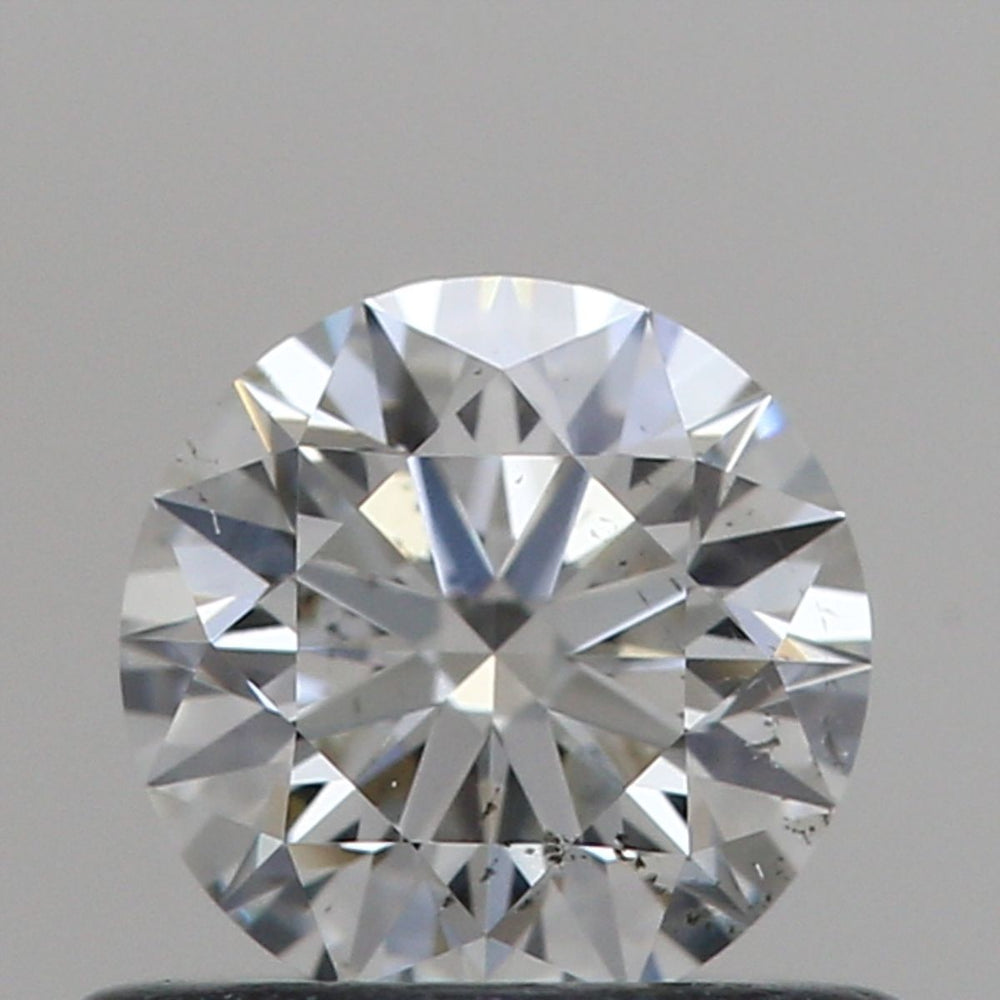 0.5 Carat Round Natural Diamond with  Cut Diamond in 14KT  view 1
