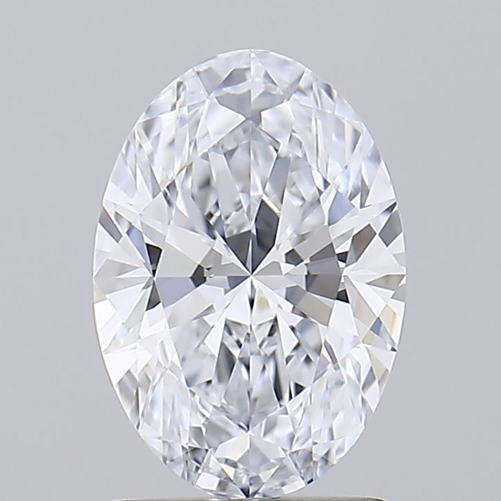 1.61 Carat Oval Lab Diamond with  Cut Diamond in 14KT  view 1
