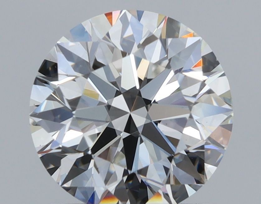 1.3 Carat Round Natural Diamond with  Cut Diamond in 14KT  view 1
