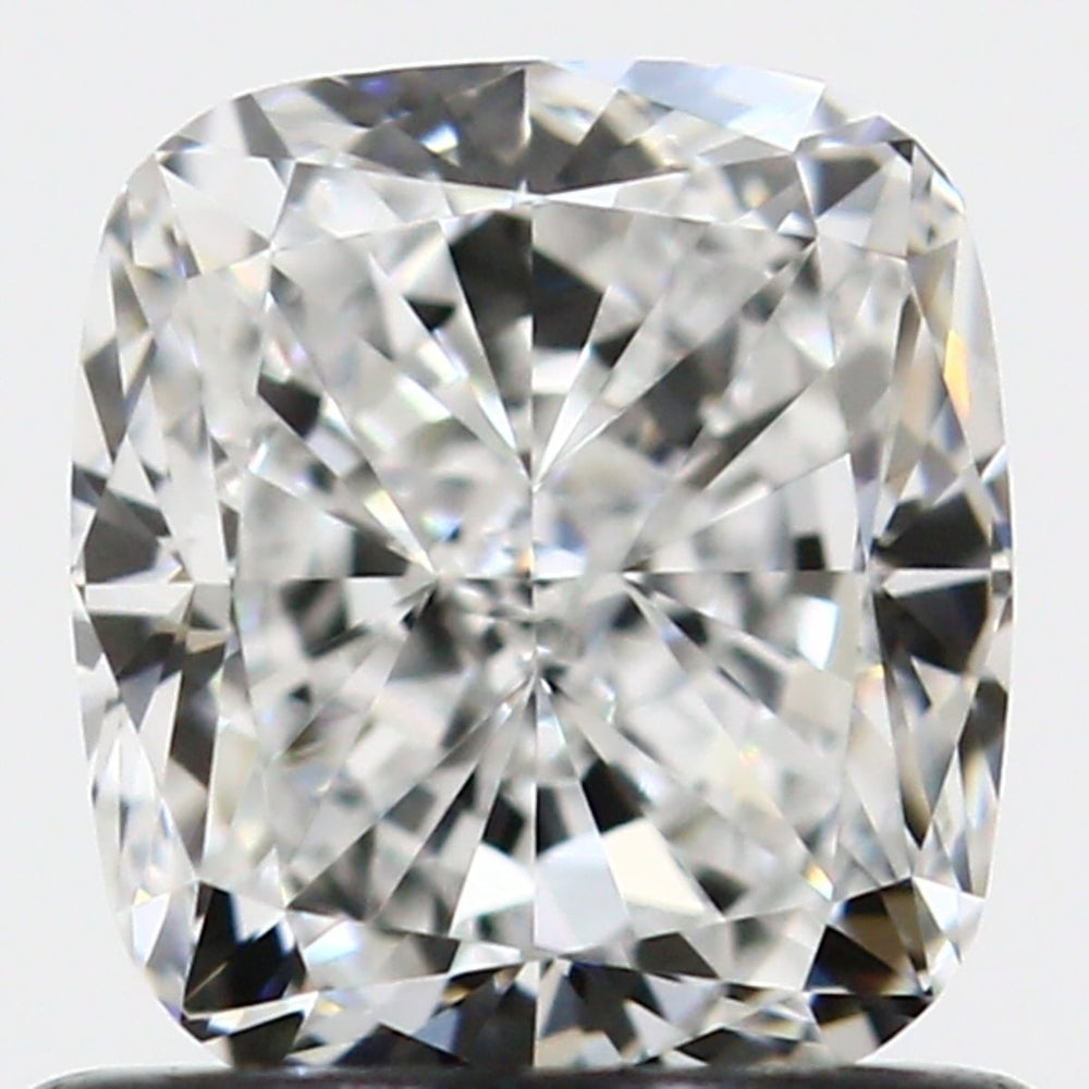 0.9 Carat CUSHION Natural Diamond with  Cut Diamond in 14KT  view 1
