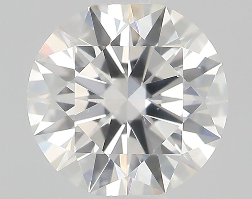 0.42 Carat Round Natural Diamond with  Cut Diamond in 14KT  view 1

